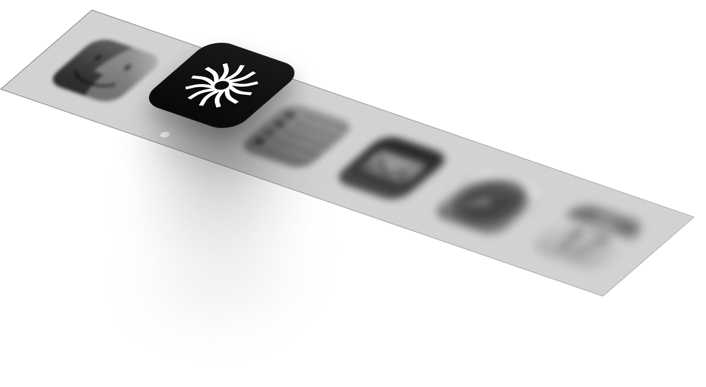 Seferu no Dock do Mac